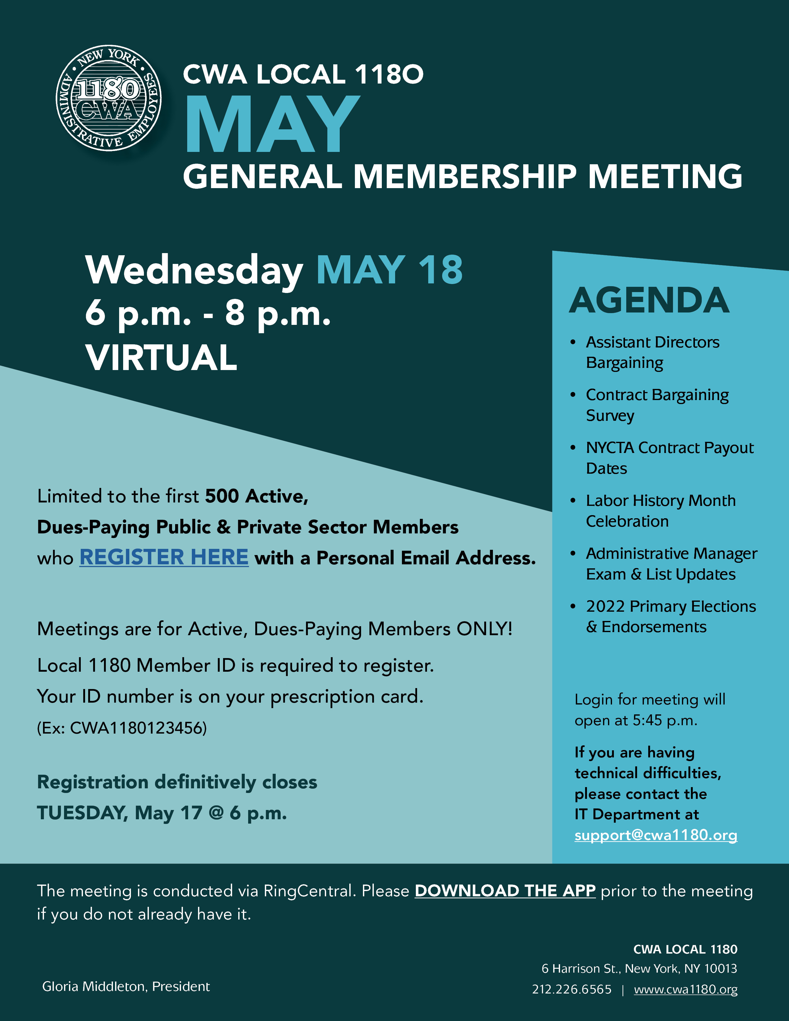 May_Membership Meeting Flier